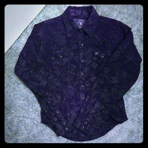 Cowgirl Long sleeve Snap Button Dress Shirt